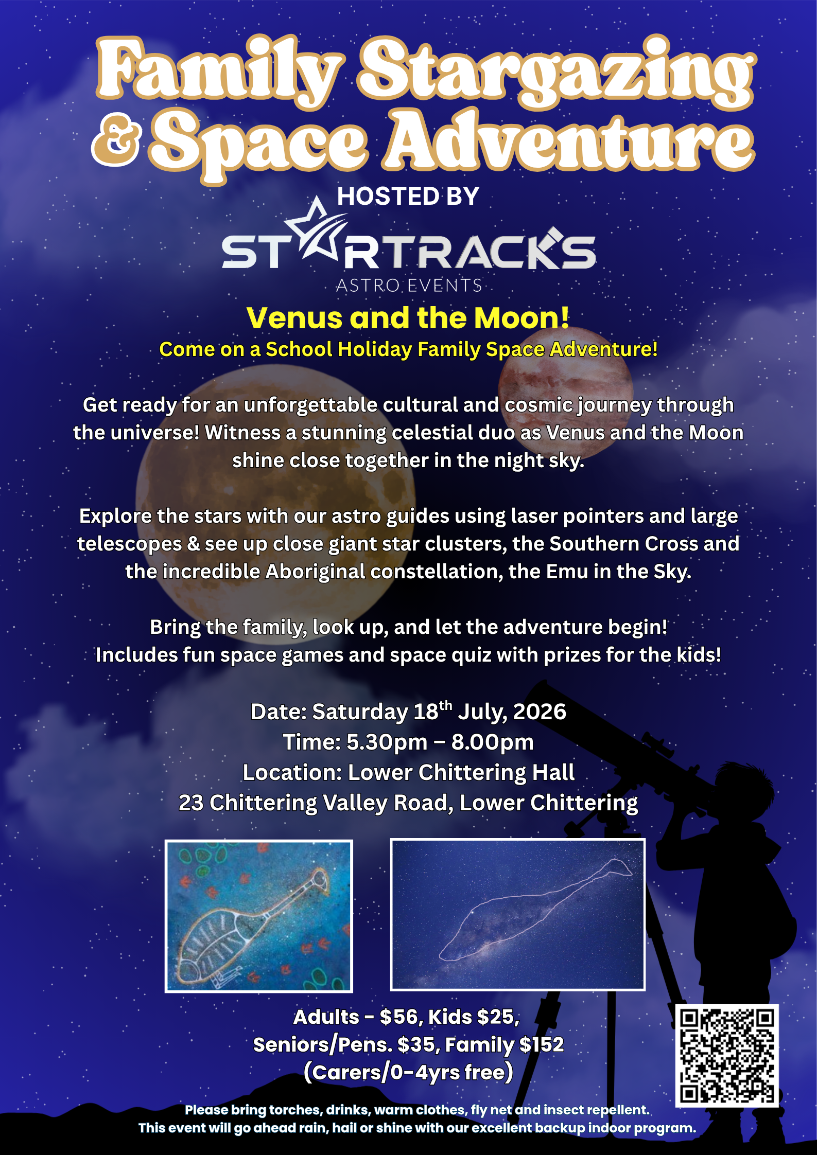 School Holidays - Family Stargazing & Space Adventure