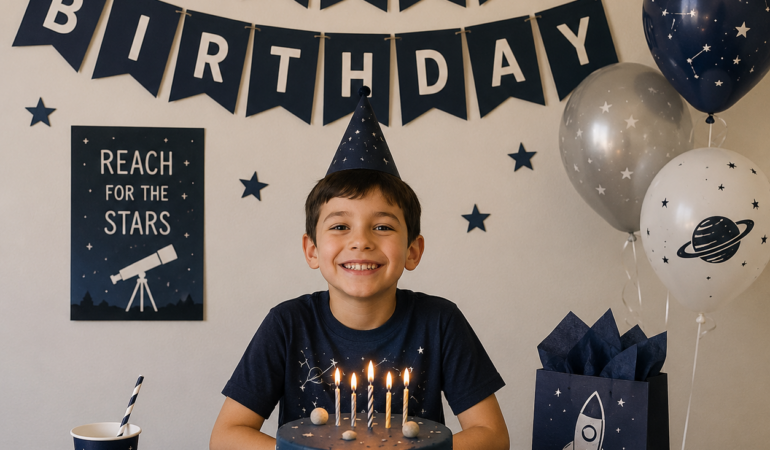 Kids’ Space Birthday Party